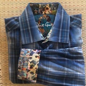 Men’s large long sleeve Robert graham shirt
